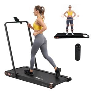 Everfit 4 In 1 Vibration Walking Pad Treadmill Under Desk Treadmills For Home Gym With App Control