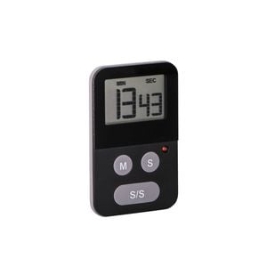 Avanti Digital Kitchen Timer with Light Black