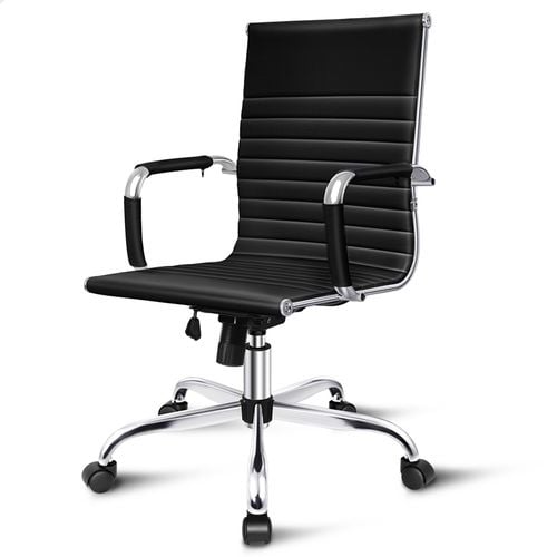 ALFORDSON Office Chair Ergonomic Black Bunnings Australia