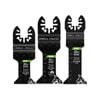 Full Boar 3 Piece Assorted Wood Plunge Cut Multi-Tool Blade Set