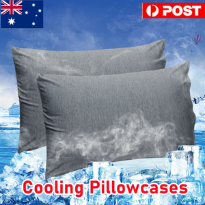 LINENOVA Cooling Pillow Cases For Hot Sleeper Super Soft Breathable Absorbs Heat
