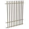 ProtectorAl 350-1200 x 1500 Paperbark Aluminium Radiator Pool Fence Panel With Mid Rail