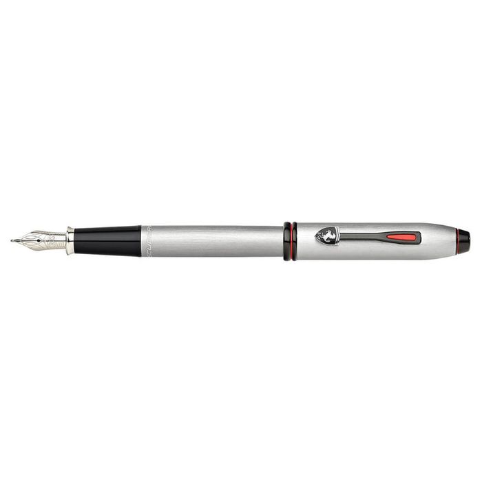 Cross Townsend Ferrari Medium Fountain Pen Writing Stationery Brushed Platinum