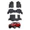 AUSGO 3-Row Set Car Floor Mats for Ford Everest UA Series 2015-2022 Floor Liners