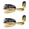 2x Rapala 10cm Rap V Pike Bladed Jig 21g Fishing Lures - Gold