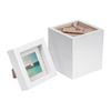 Nicola Spring 4" X 4" White 3d Box Photo Frames - 2" X 2" Mount - Pack Of 5