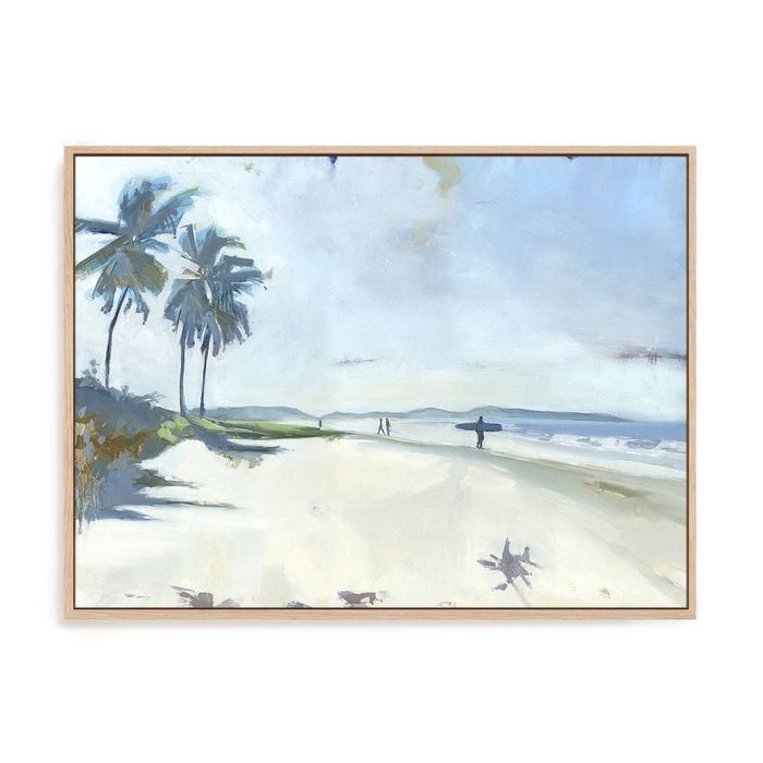 Artey | Playa Garza - Framed Canvas - Natural Frame - 45 x 60cm