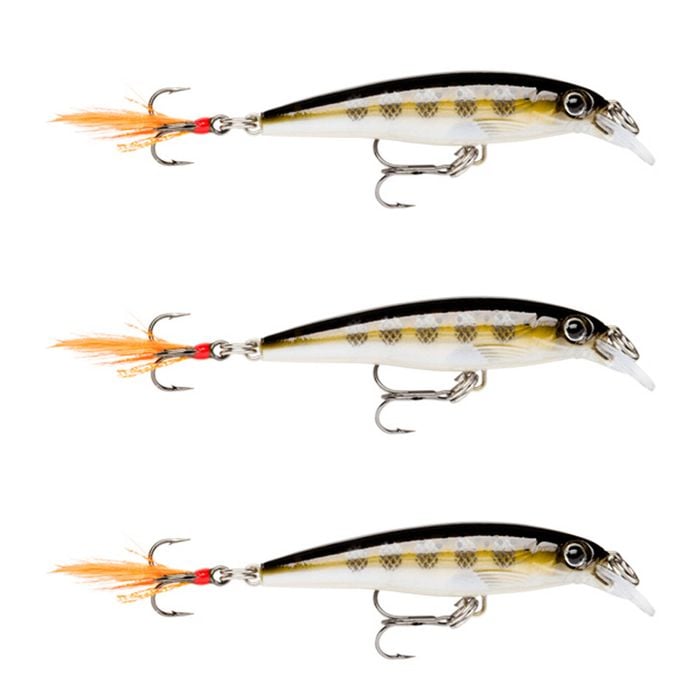3x Rapala 8cm X Rap Jerkbait/Slashbait Hard Body Fishing Lures - Muddler