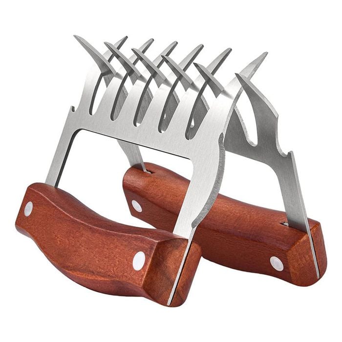 Catzon 2 Pcs Meat Shredder Claws with Wooden Handle