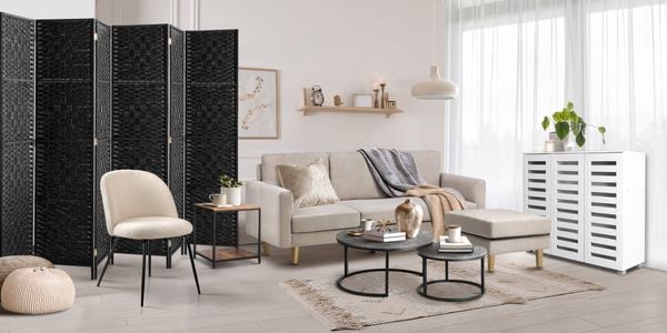 Image of Living room all set up with chairs