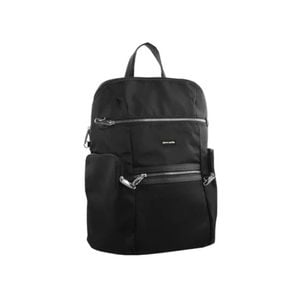 Pierre Cardin Nylon Anti-Theft High Quality Backpack Functional - Black