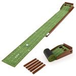 Costway 3 Hole Sizes Golf Putting Mat Indoor Outdoor Golf Accessories