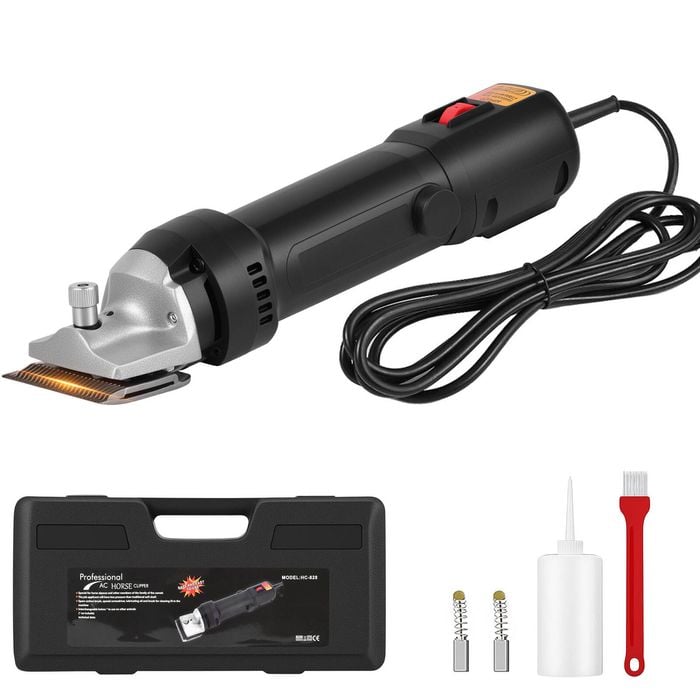 Advwin 690W Electric Horse Shears 6 Speeds Professional Hair Clipper for Horse Equine Goat Pony Cattle