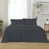 J Elliot Home 1200tc Cotton Rich Queen Sheet W/pillowcases Set - Charcoal
