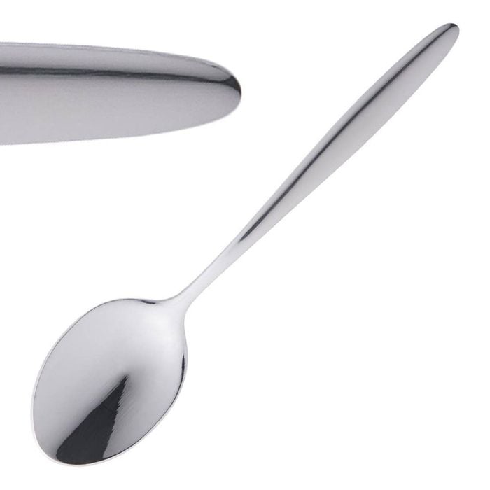 Olympia Teaspoon Saphir 18/10 Stainless Steel 12 Pack 140mm Commercial Cutlery