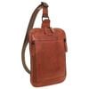 Pierre Cardin Mens Leather Crossbody Bag in Cognac - Cognac | Leather | Crossbody