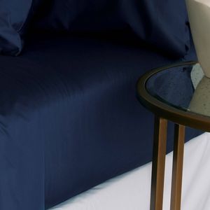 Bedding Co. Fitted Sheet 1200TC Egyptian Cotton Navy Blue King