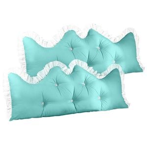 SOGA 2x 150cm Light Blue Pillows