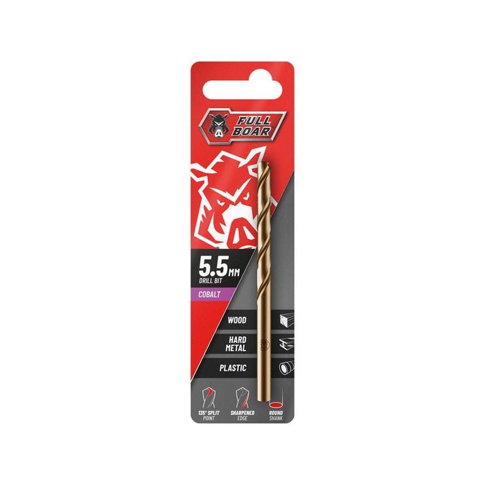 Full Boar 5.5mm M35 Cobalt Drill Bit