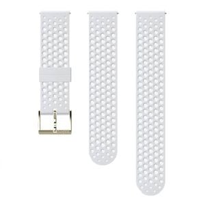 Suunto 20mm Athletic 1 Silicone Strap - White Gold S+m