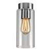 Brilliant 10cm Brushed Chrome Juno DIY Install Batten Fix Light Shade