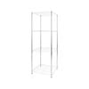 Pinnacle 1800 x 450 x 450mm Chrome 4 Tier Adjustable Shelving Unit