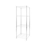 Pinnacle 1800 x 450 x 450mm Chrome 4 Tier Adjustable Shelving Unit
