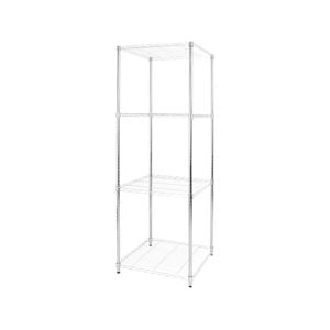 Pinnacle 1800 x 450 x 450mm Chrome 4 Tier Adjustable Shelving Unit