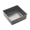 Mastercraft 23cm Heavy Loose Base Deep Non-Stick Square Cake Pan - Black