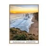 Artey | The Apostles - Framed Canvas - Natural Frame - 90 x 120cm
