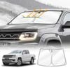 WindScreen Sun Shade for Volkswagen Amarok 2009-2022 Blocks UV Rays Foldable Wind Screen Sun