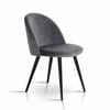 Artiss Set of 2 Dark Grey Velvet Modern Dining Chairs