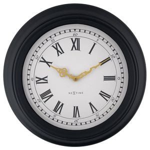 NeXtime Chopin Vintage Wall Clock Grey Dial 40.2x40.2x4.8cm Plastic Case