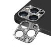 Camera Lens Protector Cover Bling Rhinestone Diamond - For Apple iPhone 14 Pro / 14 Pro max (Black)