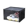 Digitel Premium Shoe Box Storage Organizer Side Display Black
