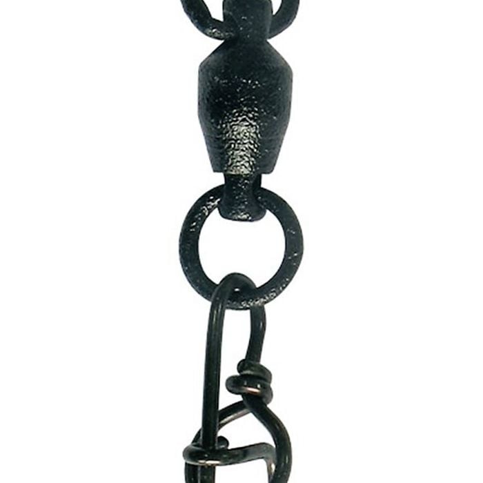Mustad Stay-Lok Snap With Ball Bearing Swivel Size 5.5 - 150lb/83Kg - Qty: 5