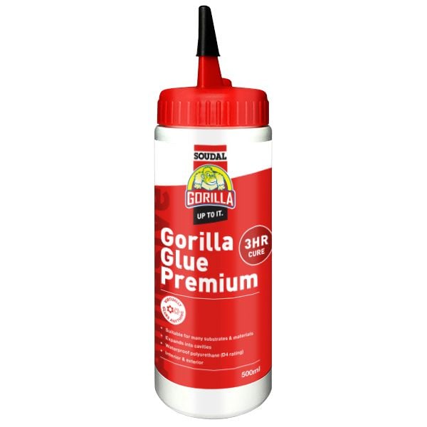 Gorilla 3 Hour Cure Premium Glue - 500ml