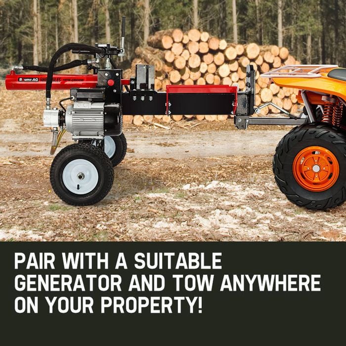 Baumr-AG 20 Ton Electric Log Splitter 20T Heavy-Duty Wood Cutter ...