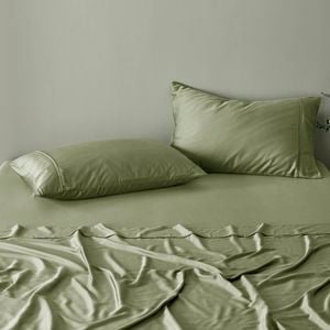 Natural Home Bamboo Standard Pillowcase Eucalyptus Twin Pack
