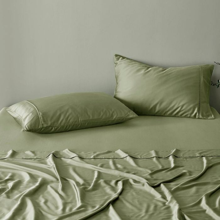 Natural Home Bamboo Standard Pillowcase Eucalyptus Twin Pack