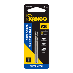 Kango No.30 HSS Single-Sided Panel Drill Bit - 2 Pack