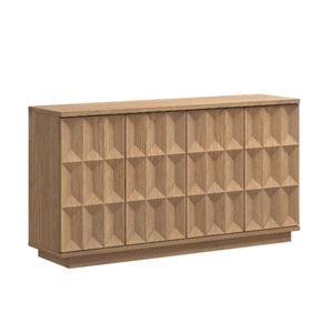 Cosmoliving 4 Door Sideboard Buffet Table | Minimalist and Contemporary Design