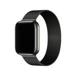 Veloreo Apple Watch Iwatch Stainless Steel Mesh Wrist Band Strap 8 7 6 5 4 3 2 Se (42/44/45/49, Black)