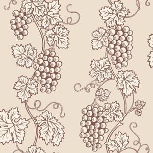 Wallpaper Trader Carla Wallpaper Roll 10.05m X 53cm, Burgundy