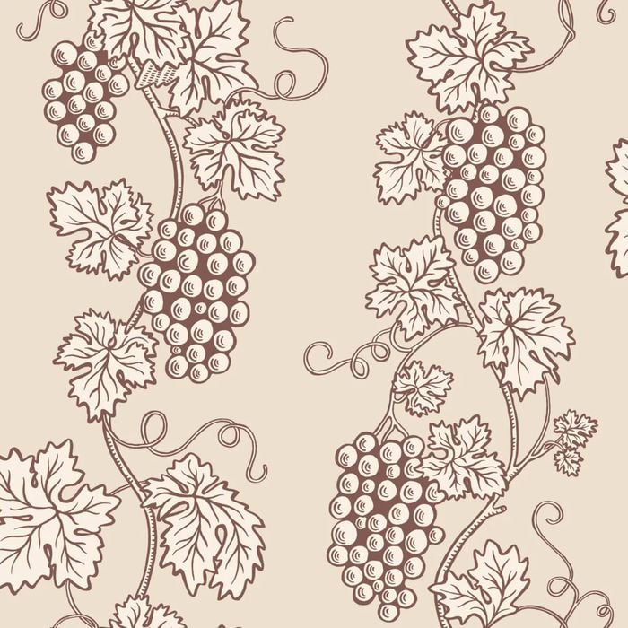 Wallpaper Trader Carla Wallpaper Roll 10.05m X 53cm, Burgundy