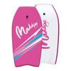 Maddog Lightweight Breaker Bodyboard Beach Boogie Board 37" Pink