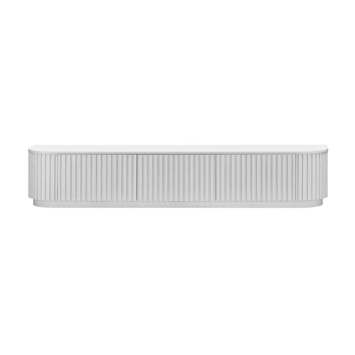 Vanessa Hubert 246cm 4 Door ETU Entertainment TV Unit White