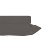 Plain Dyed Polyester Cotton Fitted Combo Set Mocha Single