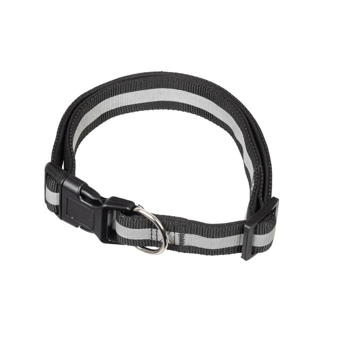 Happy Tails Large Reflective Padded Dog Collar
