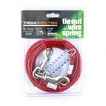 Taskmaster 5mm x 30ft Long Tie Out Wire With Spring